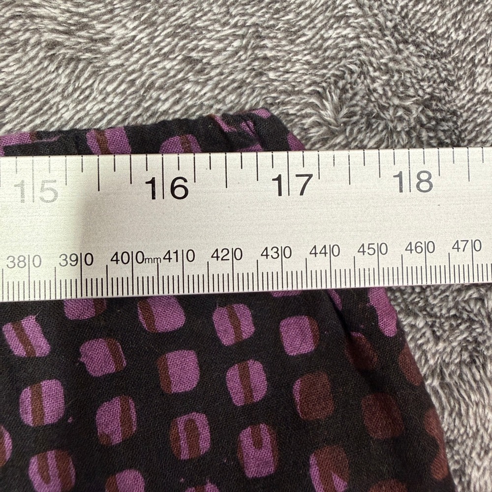 Marketplace Handwork of India Pants Womens SM Purple Cotton Harem Kantha Patch - Picture 7 of 9
